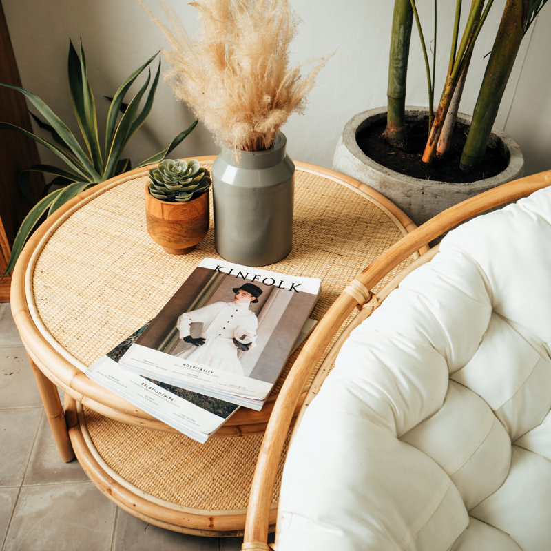 Small cane coffee table hotsell